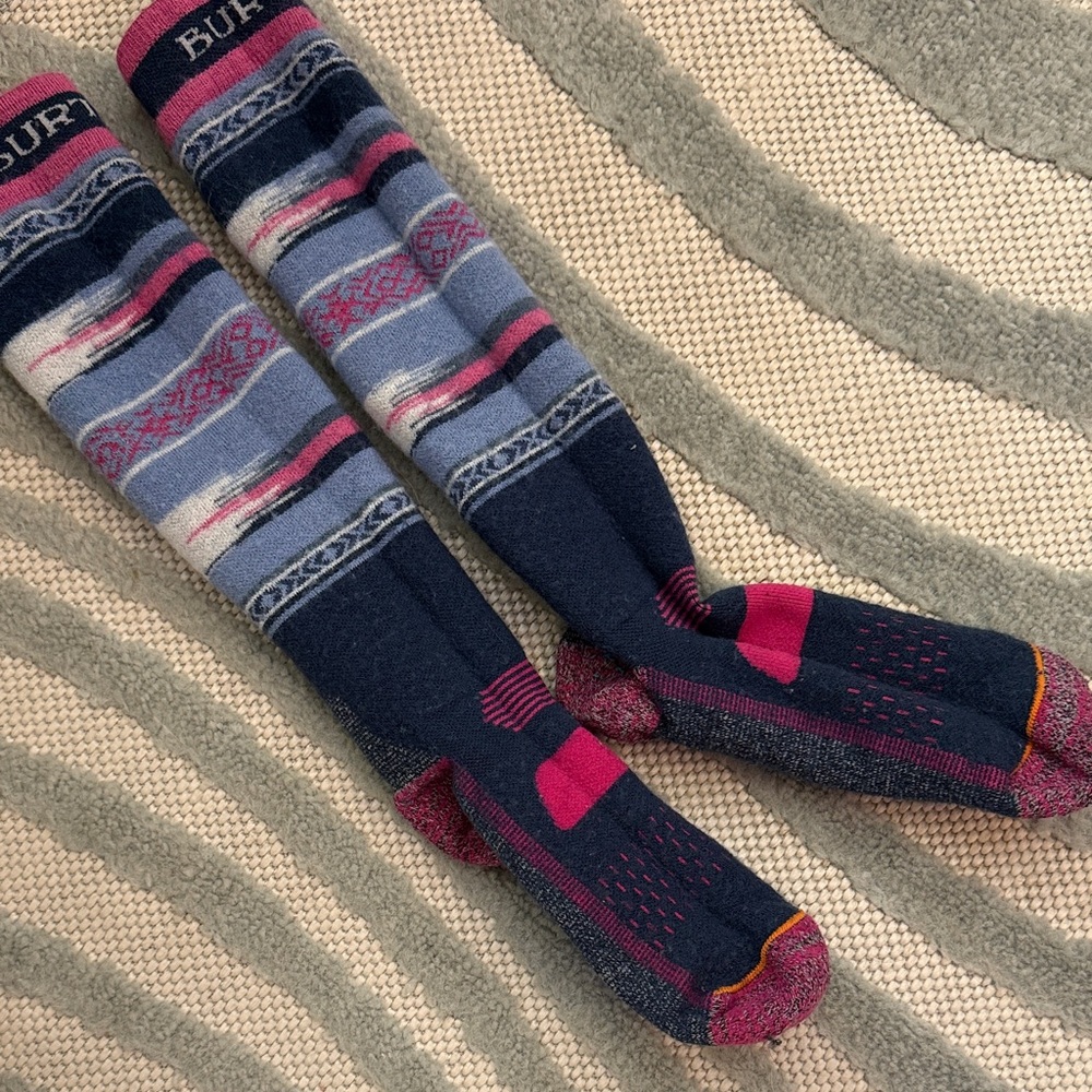 Women’s Ski Snowboard Midweight Socks Burton Size 8